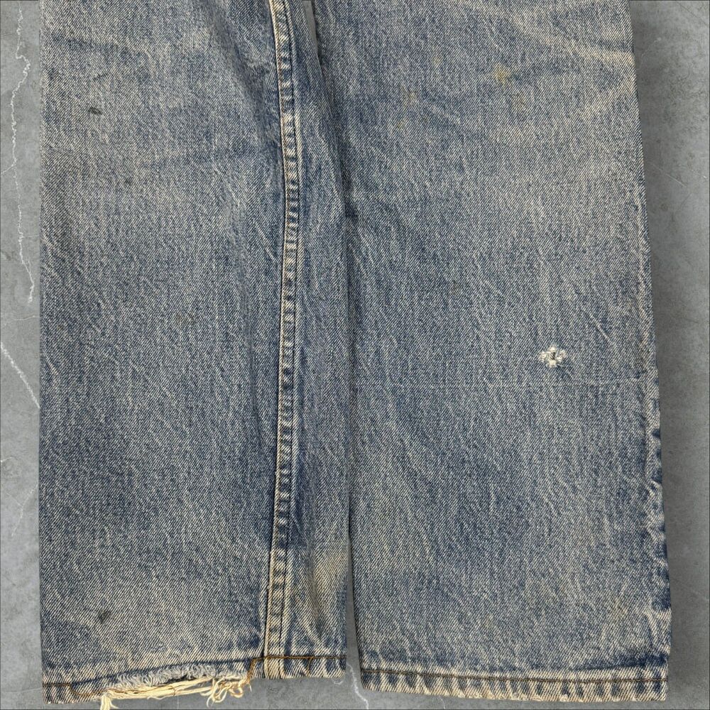 Vintage 70s Levis 501 XX Button Fly Faded Distressed Jeans 522 Stamped W32xL33 - Picture 11 of 12